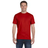 Hanes Men's Deep Red Tall 6.1 oz. Beefy-T