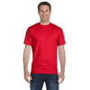 Hanes Men's Athletic Red 5.2 oz. ComfortSoft Cotton T-Shirt