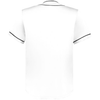 Augusta Sportswear White Black Diamond Full-Button Baseball Jersey