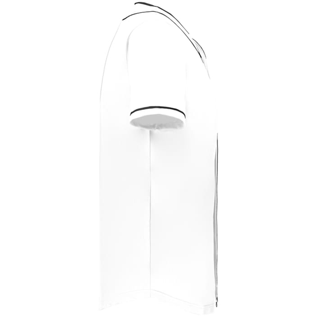 Augusta Sportswear White Black Diamond Full-Button Baseball Jersey