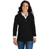 Charles River Women's Black Hudson Quarter Zip Pullover