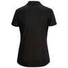 Edwards Women's Black Mini-Pique Snag Proof Polo
