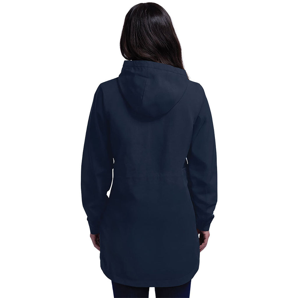 Charles River Women's Navy Odyssey Waterproof Parka