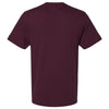 Jerzees Unisex Maroon Premium Cotton T-Shirt