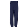 Russell Athletic Men's Navy Dri Power Open Bottom Pocket Sweatpants