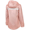 Charles River Women's Rose Gold/Plaid New Englander Rain Jacket with Print Lining