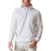 Straight Down Men's White Optic Quarter Zip