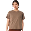Bella + Canvas Women's Vintage Brown 6 oz Heavyweight Tee
