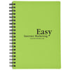 Hit Lime Green Rubbery Spiral Notebook