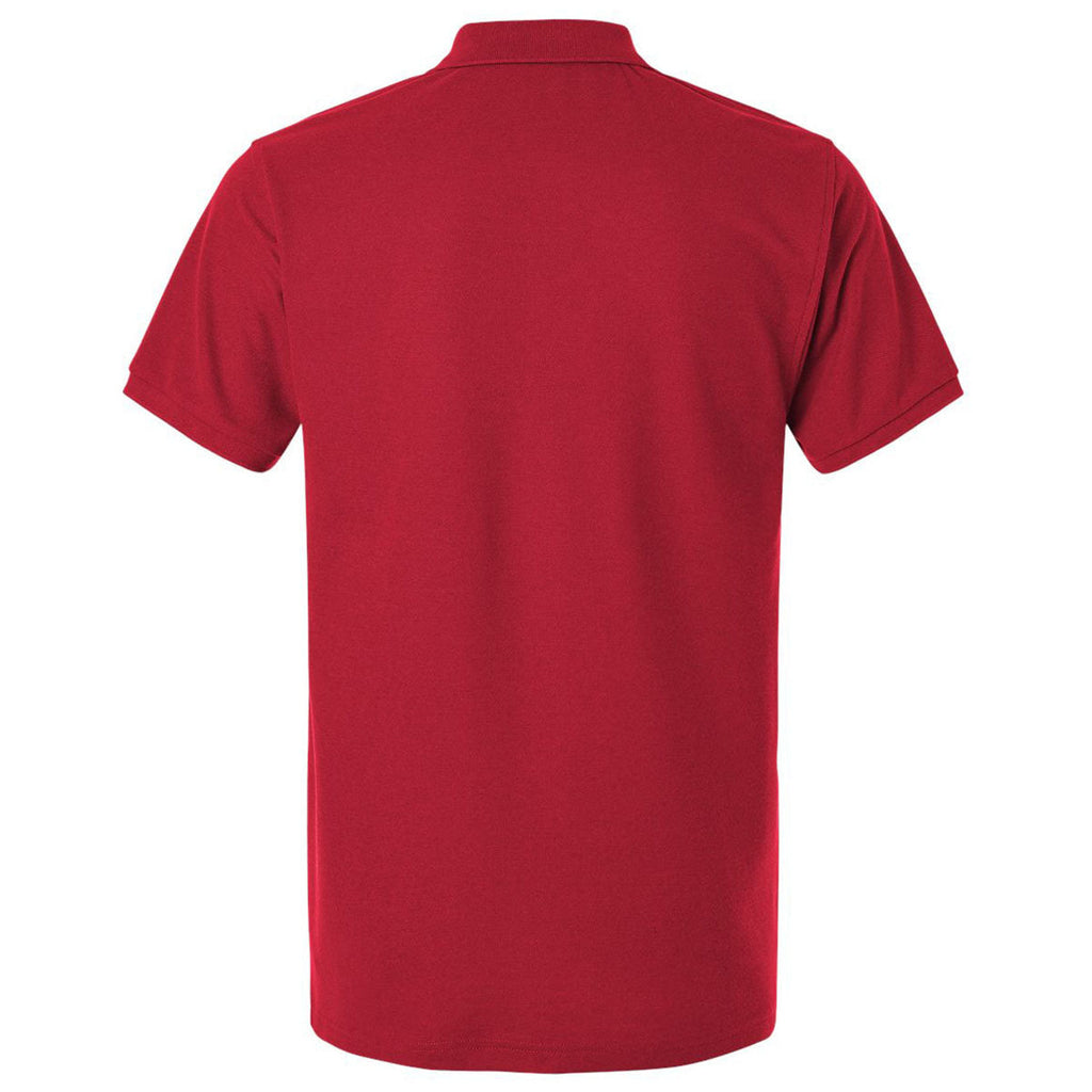 AllPro Men's Red Pique Polo