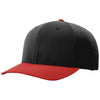 Richardson Black/Black/Red Laser Perf R-Flex Snapback
