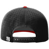 Richardson Black/Black/Red Laser Perf R-Flex Snapback