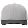 Richardson Grey/Grey/Black Laser Perf R-Flex Snapback