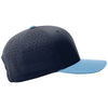 Richardson Navy/Navy/Columbia Blue Laser Perf R-Flex Snapback