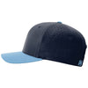 Richardson Navy/Navy/Columbia Blue Laser Perf R-Flex Snapback
