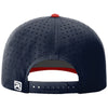 Richardson Navy/Navy/Red Laser Perf R-Flex Snapback