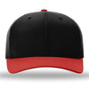 Richardson Black/Red Lite R-Flex Adjustable Micro Hook & Loop Cap