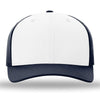 Richardson White/Navy Lite R-Flex Adjustable Micro Hook & Loop Cap