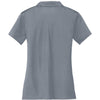 Nike Women's Grey Dri-FIT Short Sleeve Vertical Mesh Polo
