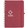 Hit Red rPET Notebook with Phone Holder