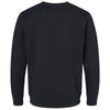 LAT Unisex Black Elevated Fleece Crewneck Sweatshirt