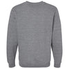LAT Unisex Granite Heather Elevated Fleece Crewneck Sweatshirt