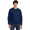 Jerzees Men's J. Navy Eco Premium Blend Crewneck Sweatshirt