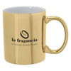 Hit Gold 12 Oz. Iridescent Ceramic Mug