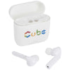 Leed's White Essos True Wireless Auto Pair Earbuds with Case