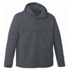 Landway Men's Charcoal Anorak Hooded 1/2 Zip Windbreaker