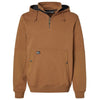 Dri Duck Men's Saddle Mission Quarter-Zip Hooded Pullover