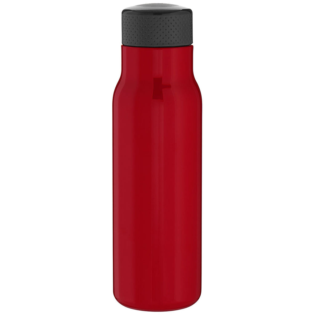 H2Go Red 25 oz Stainless Steel Tread Bottle
