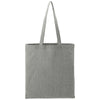 Leeds Dark Grey Recycled Cotton Herringbone Tote with Zip Pocket