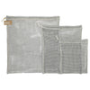 Leeds Grey Recycled Cotton Mesh Cinch Pouch Set