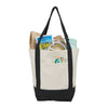 Leed's Black Mini Recycled 8oz Cotton Canvas Tote