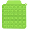 Hit Lime Green Push Pop Square Stress Reliever Game