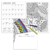 Koozie White Adult Coloring Book Planner