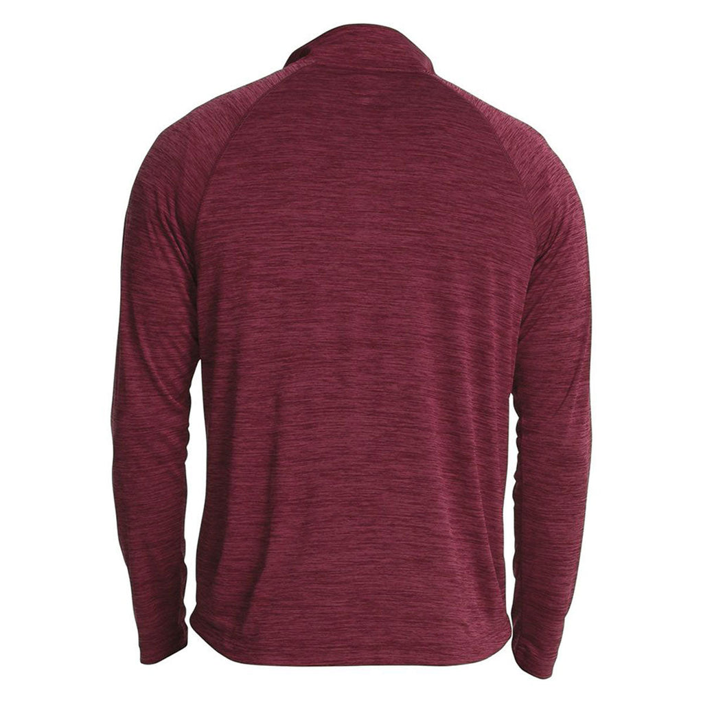 Charles River Youth Maroon Space Dye Performance Pullover