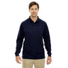 Core 365 Men's Classic Navy Pinnacle Performance Long-Sleeve Pique Polo