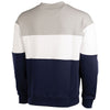 Charles River Unisex Light Grey/White/Navy Westerly Crew