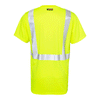 ML Kishigo Men's Lime Class 2 Black Bottom T-Shirt