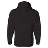 Bayside Men's Black USA-Made Hooded Sweatshirt