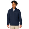 Charles River Men's Navy Lexington Stretch Quarter Zip Pullover