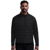 Charles River Men's Black Lotus Hybrid Puffer Jacket