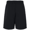 Jerzees Men's Black Nublend Fleece Shorts