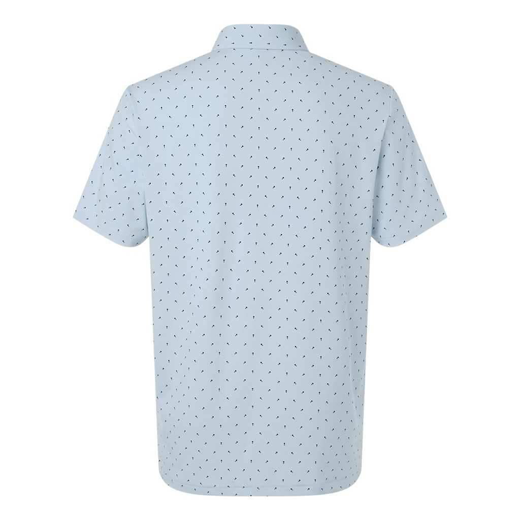 Adidas Men's Crystal Sky Ultimate365 Micro Print Polo - Limited Edition