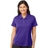 adidas Golf Women's Collegiate Purple Performance Sport Shirt
