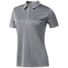 Adidas Golf Women's Grey Three Performance Sport Shirt