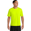 A4 Men's Safety Yellow Cooling Performance Short Sleeve Tee