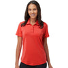 Adidas Women's Real Coral Ultimate Solid Polo